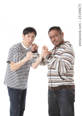 Fighting herbivores & carnivorous boys Fighting herbivores & carnivorous boys 23190673