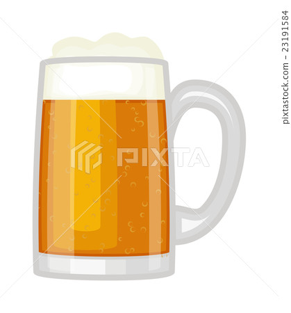 Beer cup vector illustration. 23191584