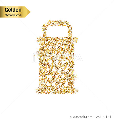 Gold glitter vector object Gold glitter vector object 23192181