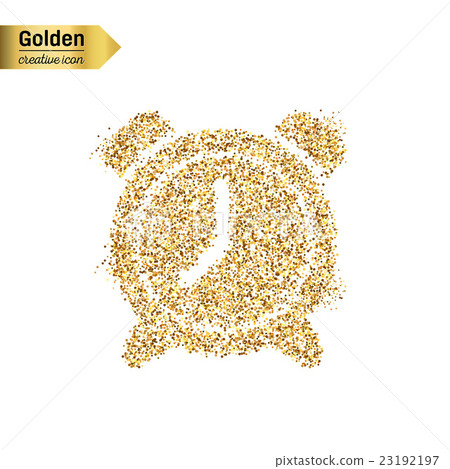 Gold glitter vector object Gold glitter vector object 23192197
