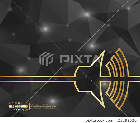 Creative vector volume. Art illustration template 23192526