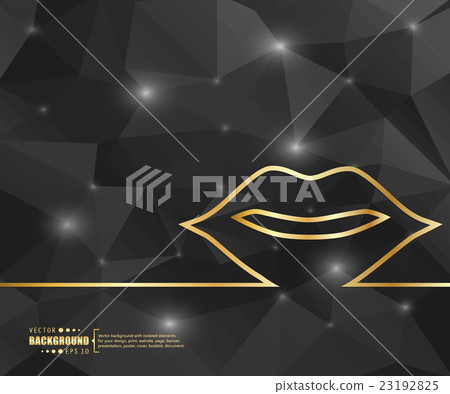 Creative vector mouth. Art illustration template Creative vector mouth. Art illustration template 23192825