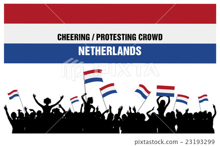 Cheering or Protesting Crowd Netherlands Cheering or Protesting Crowd Netherlands 23193299