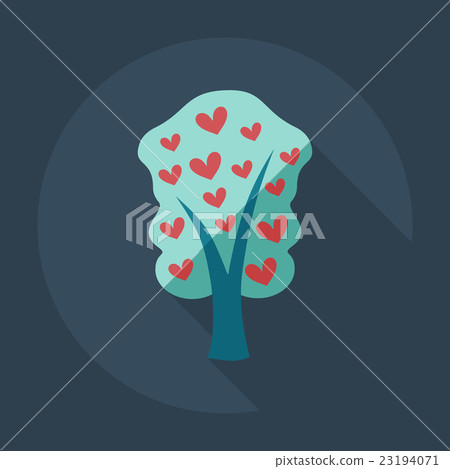 Flat modern design with shadow icons family tree Flat modern design with shadow icons family tree 23194071
