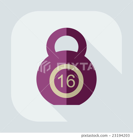 Flat modern design with shadow icon weight Flat modern design with shadow icon weight 23194203