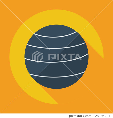 Flat modern design with shadow icon Ball for Flat modern design with shadow icon Ball for 23194205
