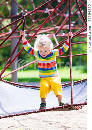 Little boy on a playground 23194220
