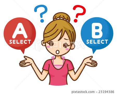 女性選擇猶豫不決 女性選擇猶豫不決 23194386