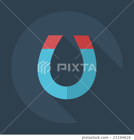 Flat modern design with shadow icons magnet 23194626