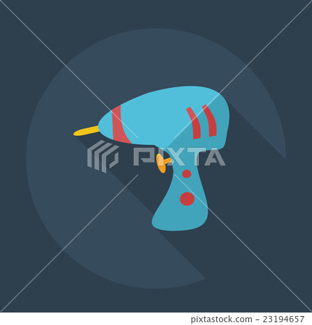 Flat modern design with shadow icons drill 23194657