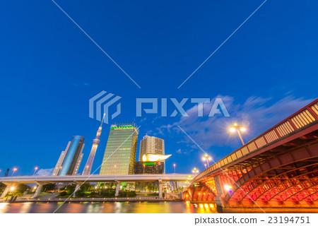skytree tower, night scape, night scene 23194751