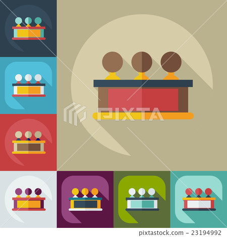 Flat modern design with shadow icons judge Flat modern design with shadow icons judge 23194992