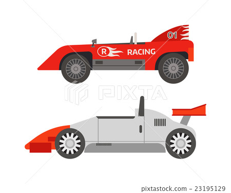 Retro sport car vector. 23195129