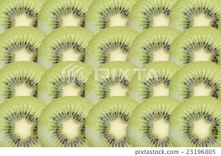 Many slices of kiwi fruit as background Many slices of kiwi fruit as background 23196805