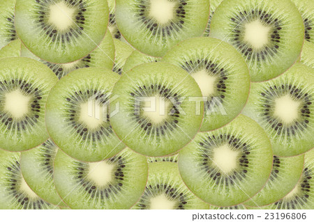 Many slices of kiwi fruit as background Many slices of kiwi fruit as background 23196806
