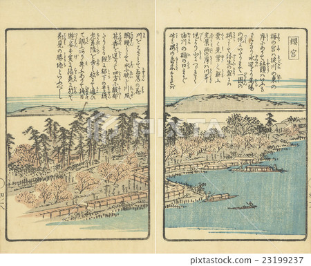 Osaka "Sakuramiya" in the Edo period ("The lively entertainment of Ramen" 1855) 23199237