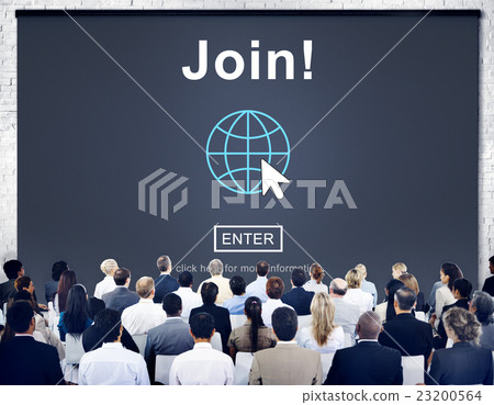 Join Register Enter Arrow Icon Concept Join Register Enter Arrow Icon Concept 23200564