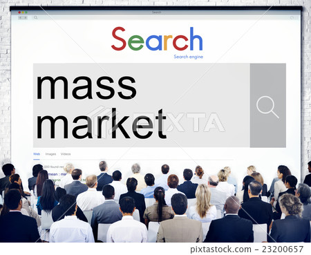 Mass Market Commercial Production Business Concept Mass Market Commercial Production Business Concept 23200657