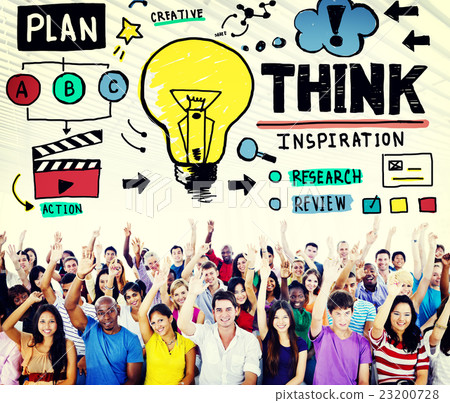 Think Inspiration Knowledge Solution Vision Innovation Concept Think Inspiration Knowledge Solution Vision Innovation Concept 23200728