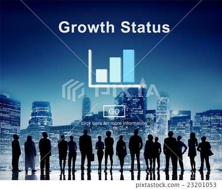 Growth Status Data Development Business Concept Growth Status Data Development Business Concept 23201053