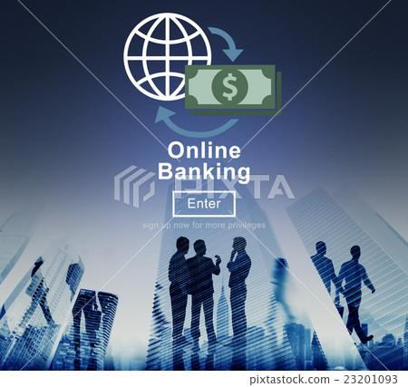 Online Banking Financial Transaction Technology Concept Online Banking Financial Transaction Technology Concept 23201093