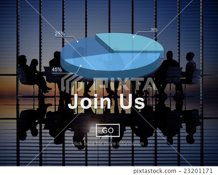 Join Us Recruitment Online Technology Website Concept 23201171