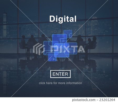 Digital Online Website Technology Concept 23201264