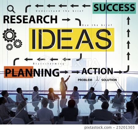 Ideas Success Planning Action Management Concept 23201303