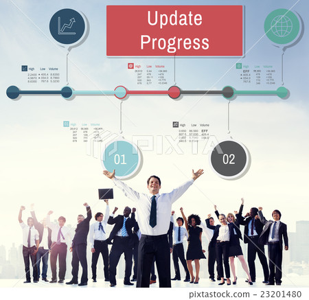 Update Progress Improvement Proceed Information Concept 23201480