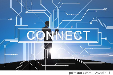 Connect Associated Social Networking Togetherness Concept Connect Associated Social Networking Togetherness Concept 23201491