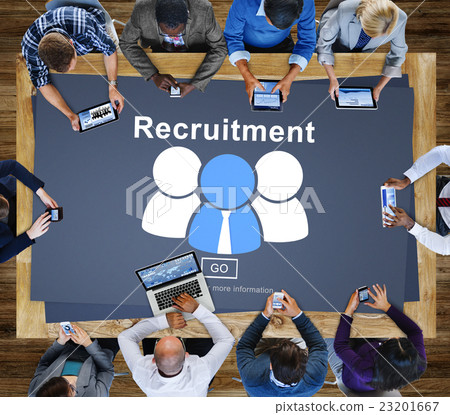 Recruitment Hiring Employment Human Resources Concept 23201667