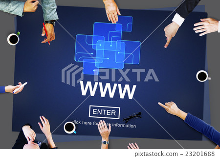 WWW Website Online Internet Web Page Concept WWW Website Online Internet Web Page Concept 23201688