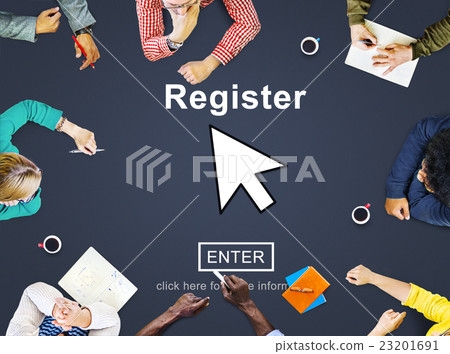 Register Member Homepage Browsing Digital Concept 23201691