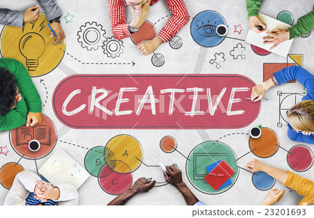 Creative Innovation Ideas Process Drawing Concept 23201693
