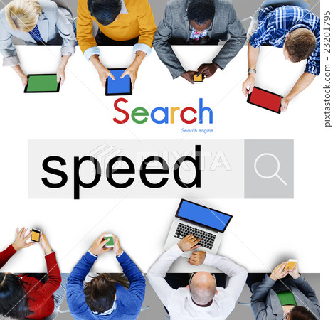 Speed Rush Rapidity Velocity Momentum Concept 23201795