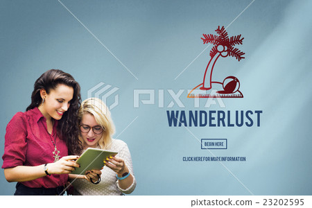 Wanderlust Travel Tourism Destination Concept 23202595