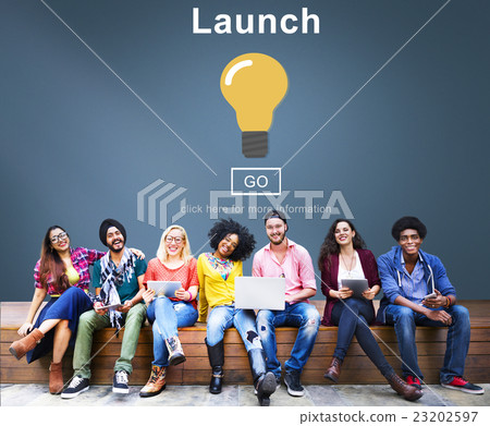 Launch Start Brand Introduce Light Bulb Concept 23202597