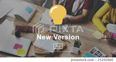 New Version Software Install Homepage Concept 23202666