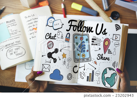 Follow us Follower Join us Social Media Concept Follow us Follower Join us Social Media Concept 23202943