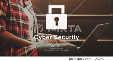 Cyber Security Online Protection Safe Concept Cyber Security Online Protection Safe Concept 23202999