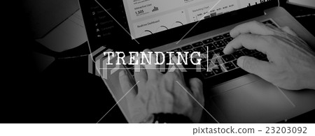 Trending Fashion Modern Popular Style Trends Concept 23203092