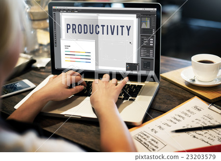Productivity Working Learning Producing Concept Productivity Working Learning Producing Concept 23203579