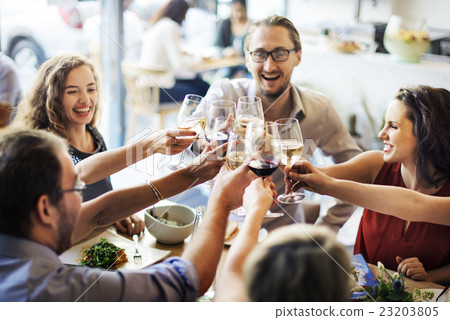 Meal Food Party Celebrate Cafe Restaurant Event Concept 23203805