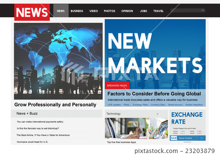 New Markets Consumerism Commercial Business Concept New Markets Consumerism Commercial Business Concept 23203879