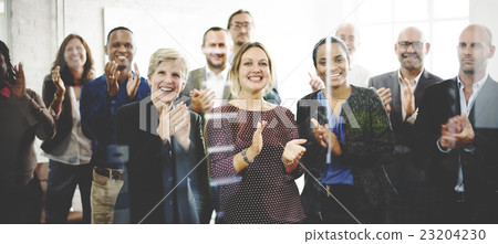 Audience Applaud Clapping Happines Appreciation Training Concept Audience Applaud Clapping Happines Appreciation Training Concept 23204230