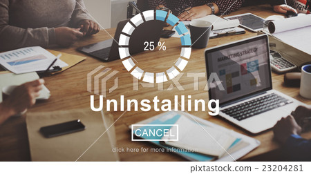 Uninstalling Remove Delete Cancellation Uninstall Concept 23204281