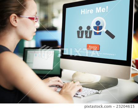 Hire Me! Application Job Employment Recruitment Concept 23204615