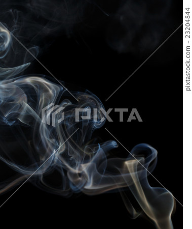 Abstract blue smoke from aromatic sticks. 23204844