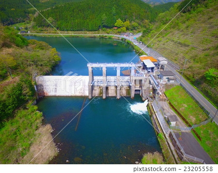 Aerial view of the dam Aerial view of the dam 23205558