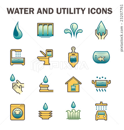 Water usage icon 23207761